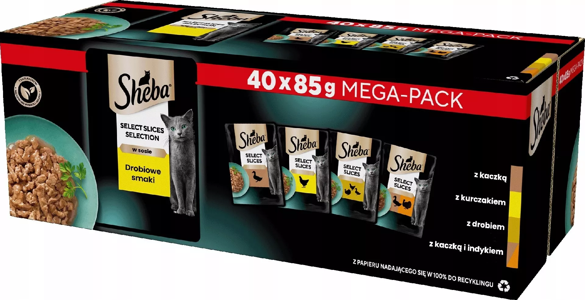 SHEBA Selection Select Slices paukštiena Flavours