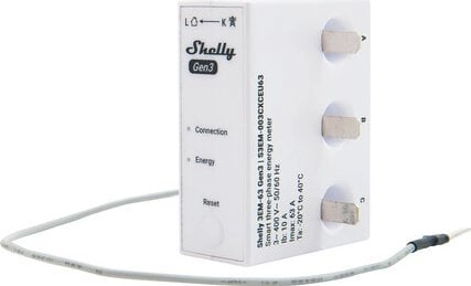 Shelly 3EM-63T Gen3 energiamittari WiFi-verkkoon 077771