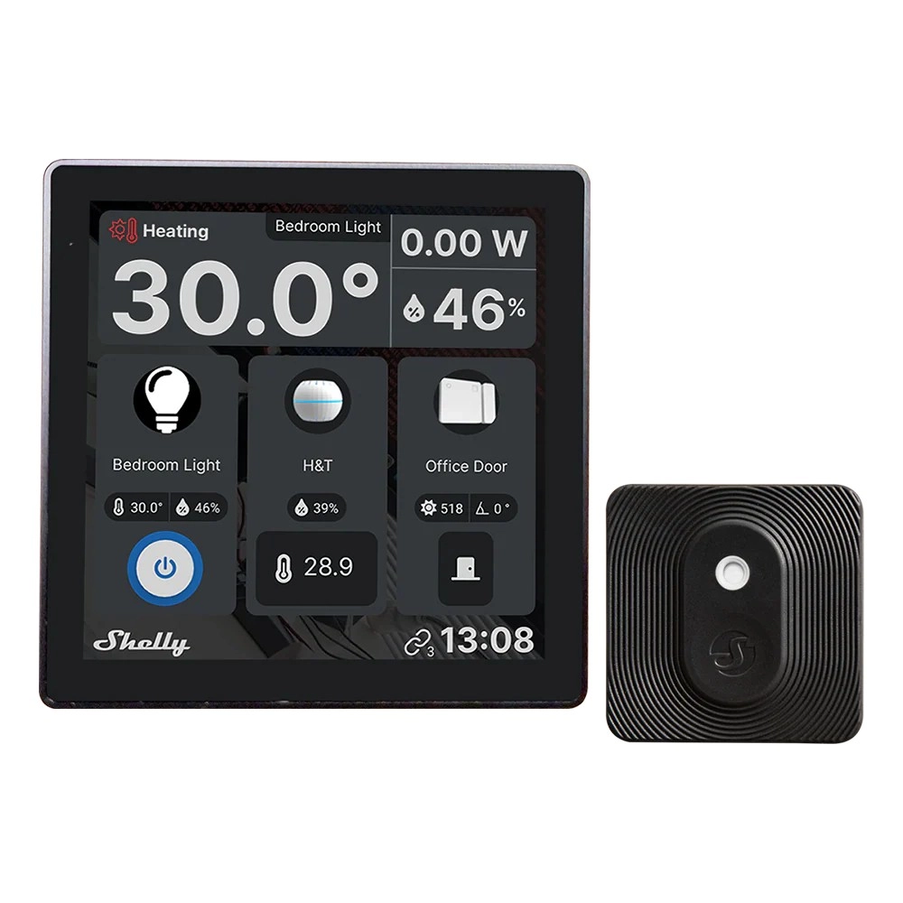Shelly Wall Display black touchscreen +
