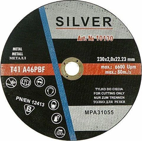 Silver TARCZA DO CIĘCIA METALU 230