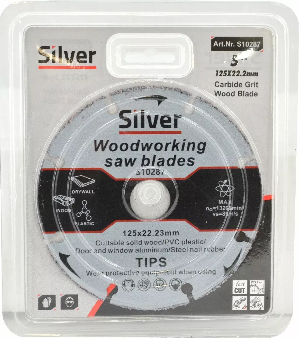 Silver SILVER UNIVERSAL DISC SINTERED CARBIDE
