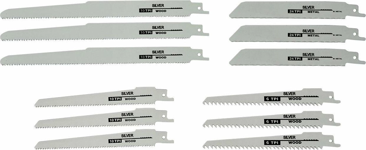 Silver SAW SAW BLADE 12 pcs