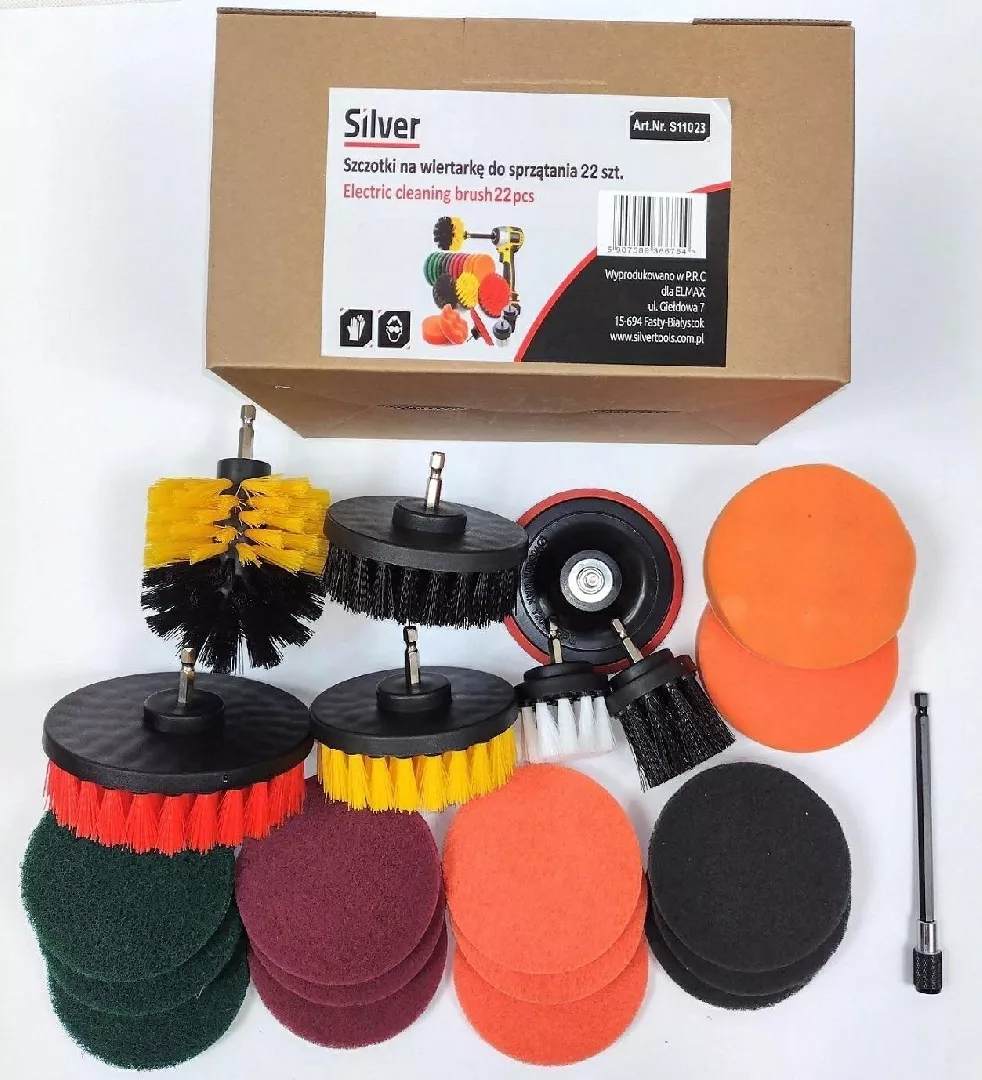 CLEANING BRUSHES FOR A SCREWDRIVER 22