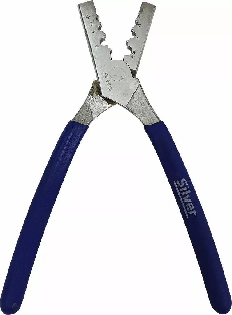 Silver Cable crimper 0.5-16mm silver