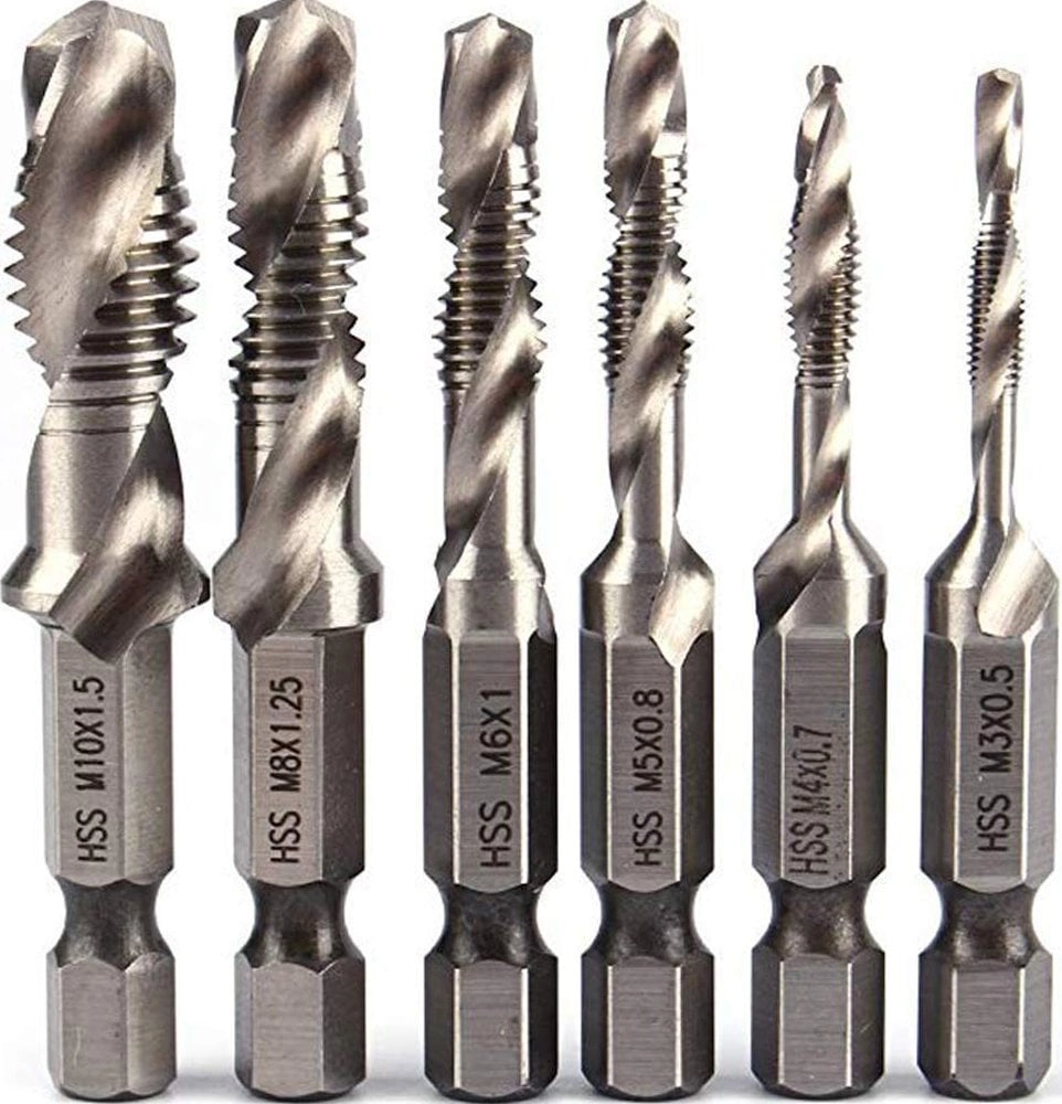 SILVER TAPPING DRILLS 6 pcs. 11533