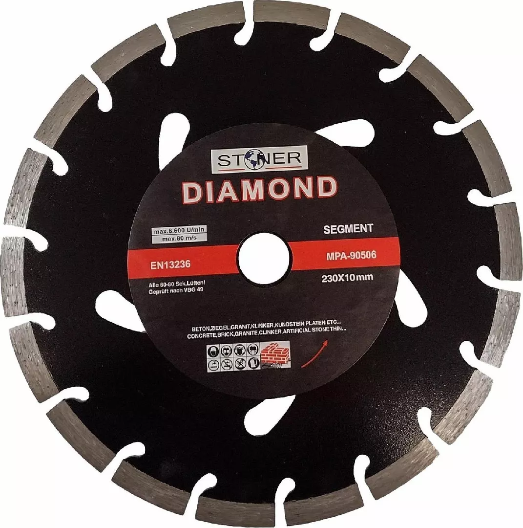 D.STONER DISC 230mm SEG. 12151