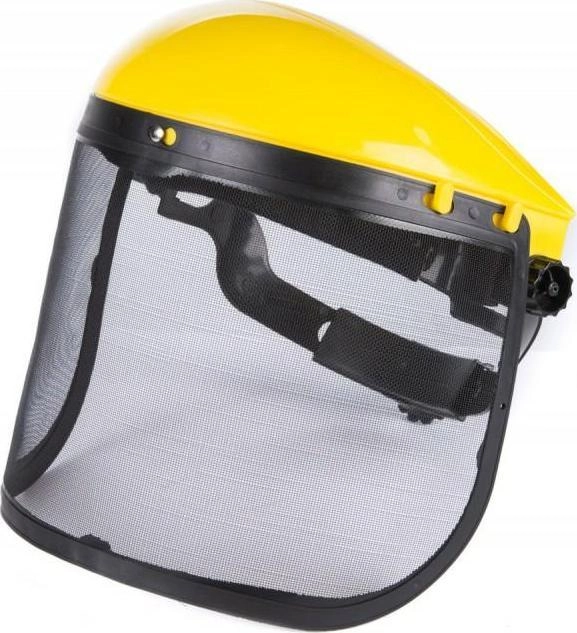 Silver MESH HELMET FACE SHIELD FOR