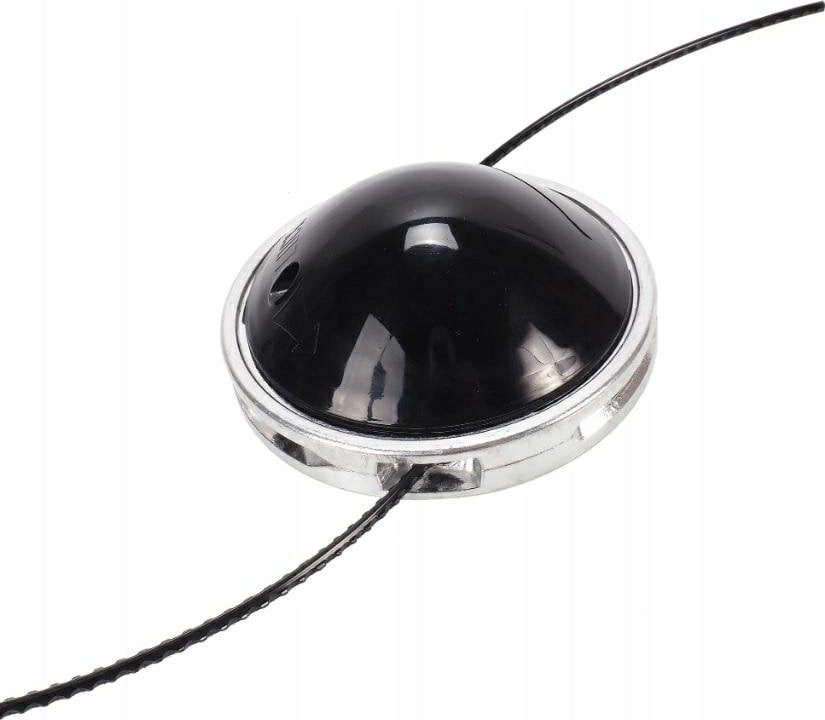 Silver BRUSH HEAD WITH ALUMINUM SPOOL