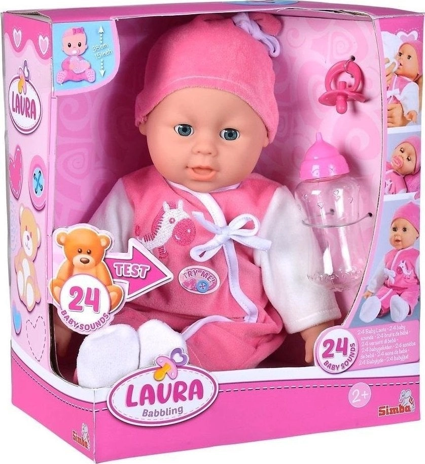 Laura babbling doll 38cm Simba 105140489