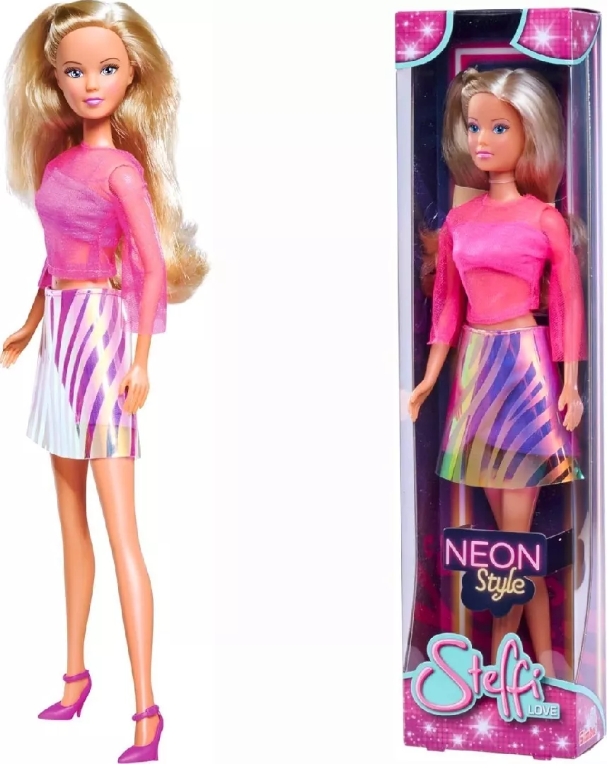 Simba Lalka Steffi Love Neonowy styl