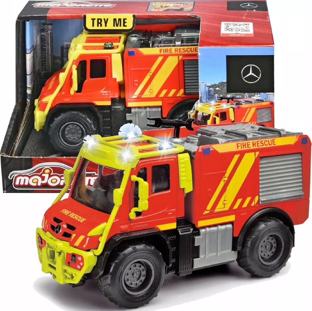 Simba Majorette Fire Department Unimog 14cm