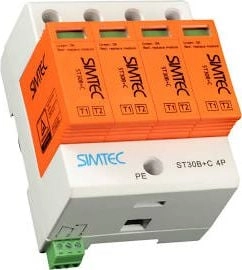 Surge arrester B+C Type 1+2 4P