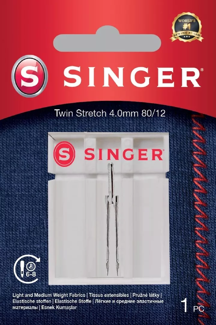 Singer  Twin Stretch Needle  Decorative  4