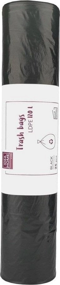 Garbage bags 120l  black  25 pcs