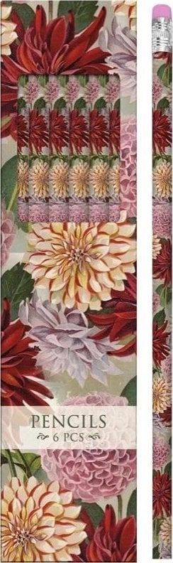 STPEN22 dahlia decorative pencils - set