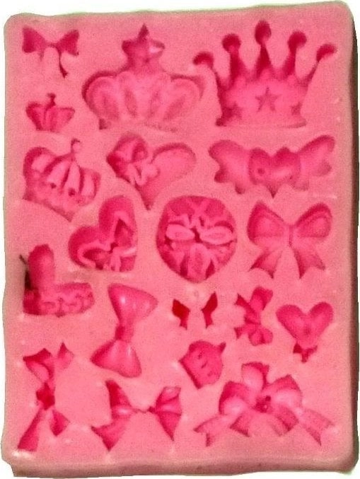 Silicone form of a bow and