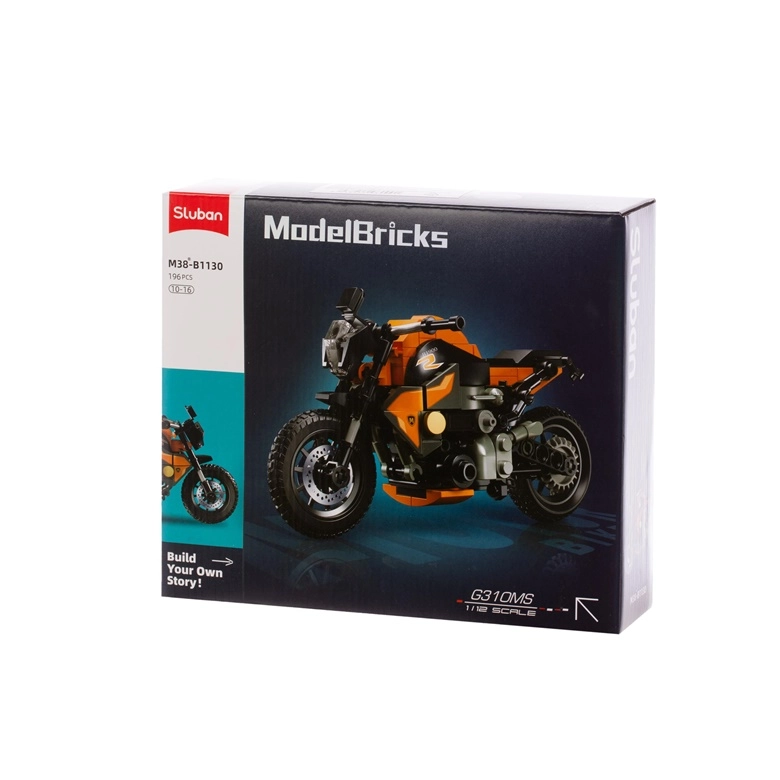CONSTRUCT MOTORCYCLE 196PCS M38-B1130 M38-B1130