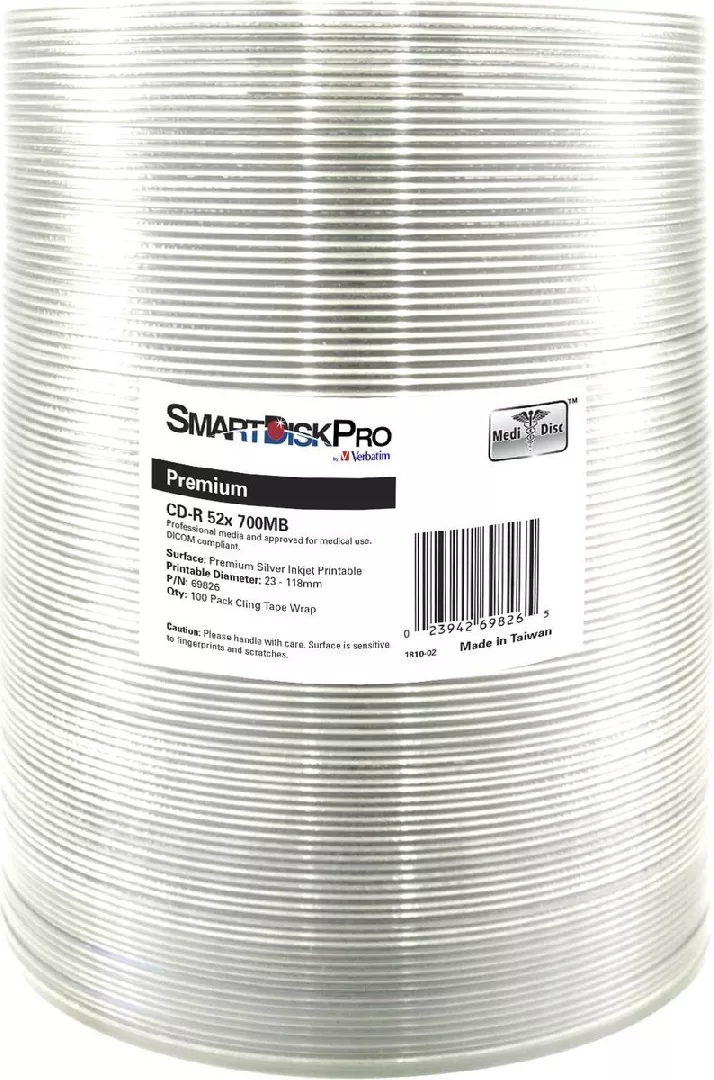 Smartdisk CD-R 69826 Premium Silver Injekt