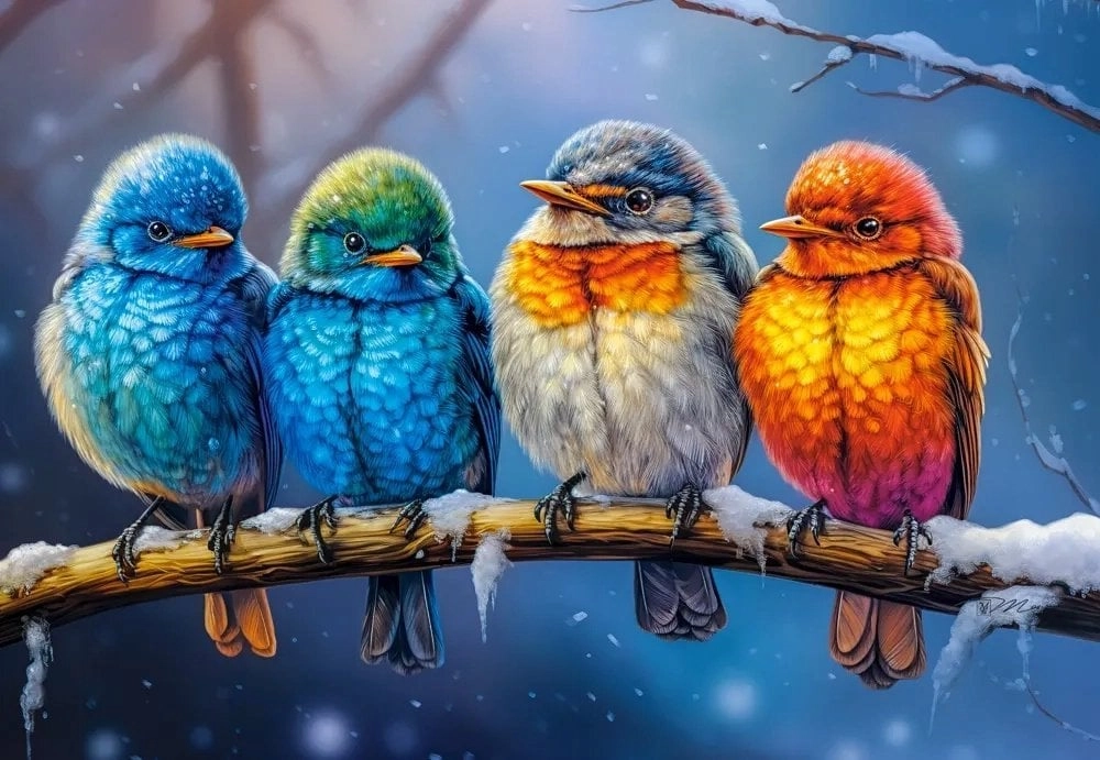 Smarton Puzzle 1500 pieces Birds Warmer