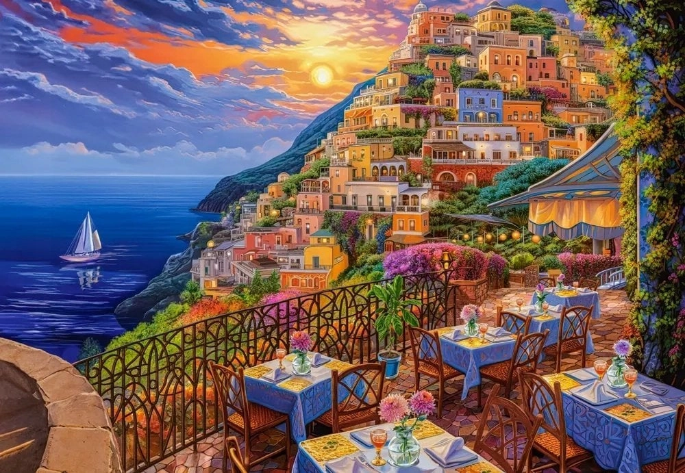 Puzzle 1500 Romantic Positano Evening CASTOR