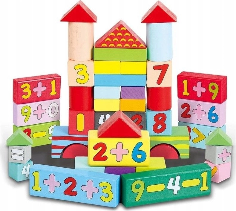 Wooden blocks 52 pieces 14429152 5905375849412