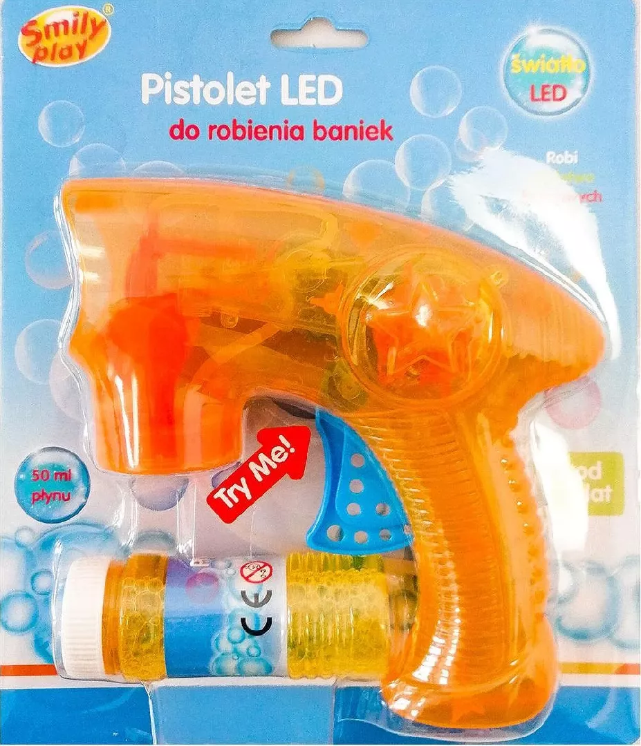 LED bubble gun SmilyPlay SP83777 37778