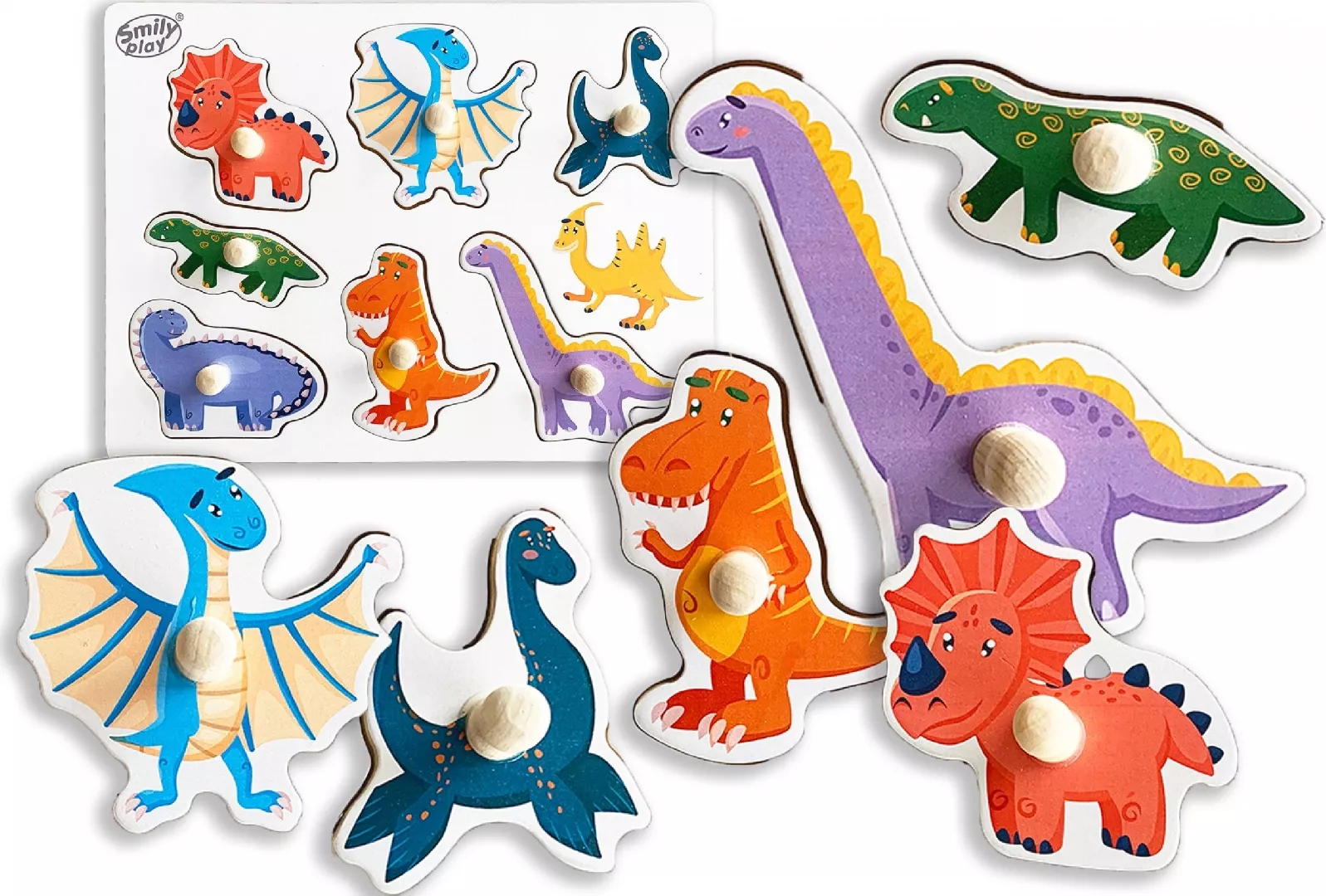 SmilyPlay SPW83802 38027 dinosaurs puzzle SPW83802