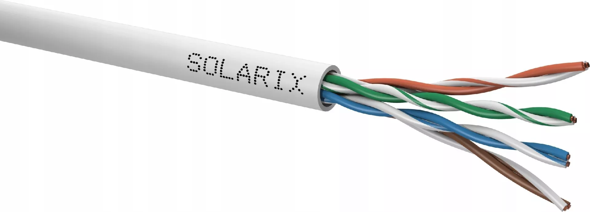 Installation cable Solarix CAT5E UTP PVC