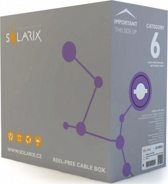 SOLARIX SXKD-6-UTP-PVC-305 Solarix installation cable CAT6