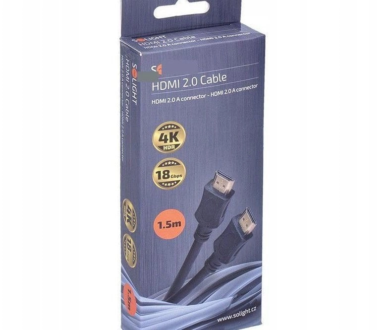 Solight HDMI cable with Ethernet  HDMI