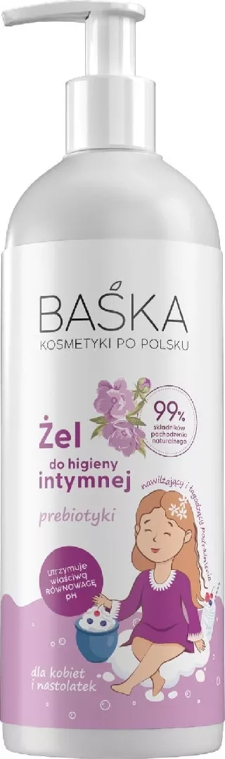 Solverx BAŚKA Żel do higieny intymnej