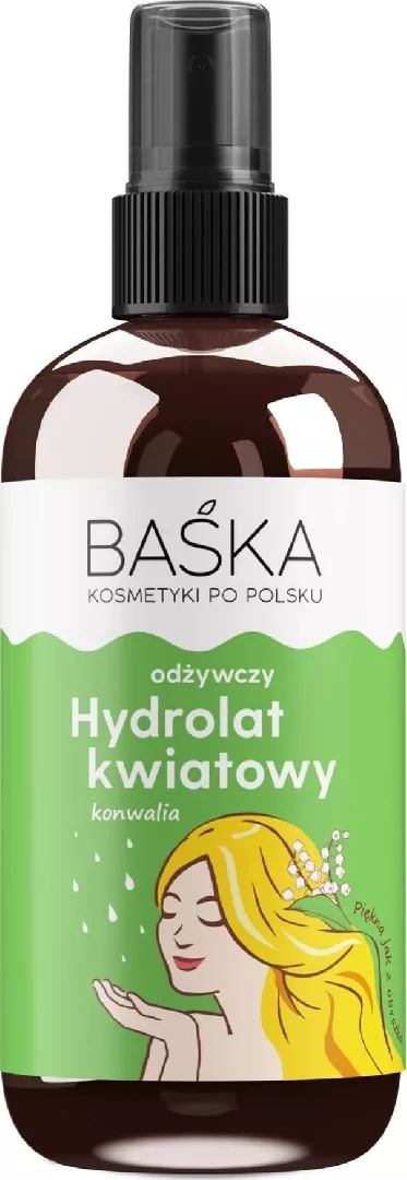 Solverx BAŚKA Hydrolat kwiatowy do twarzy