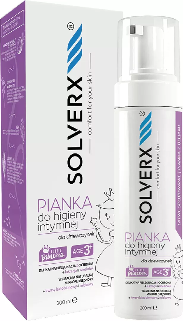 SOLVERX Sensitive Skin Intimate hygiene foam
