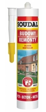 Soudal Silikon budowlany o utwardzaniu neutralnym