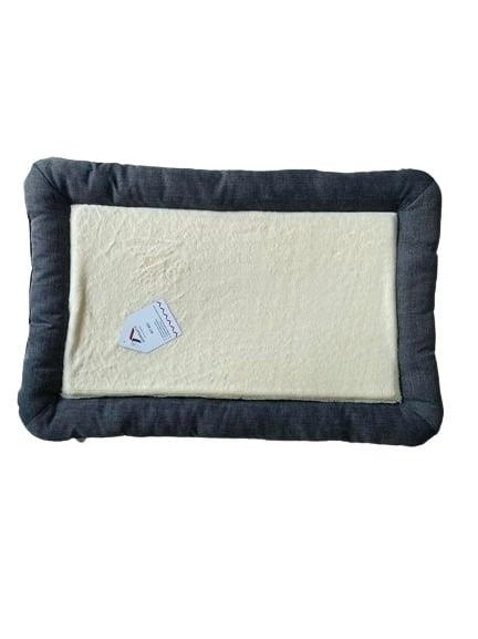 PET BED GREY LPT4651M HÃPPY 90X60X5CM