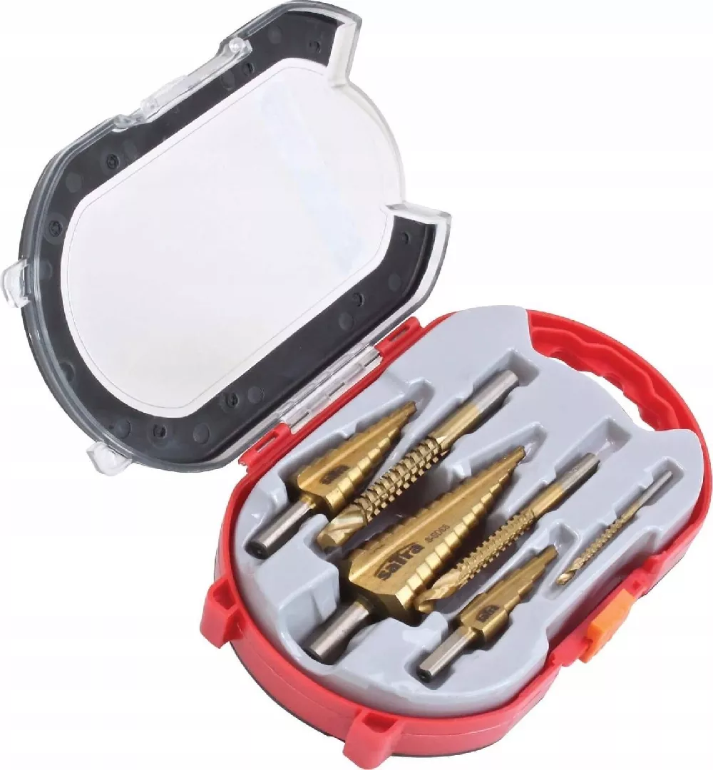 SATRA STEP DRILLS + CUTTERS 6pcs