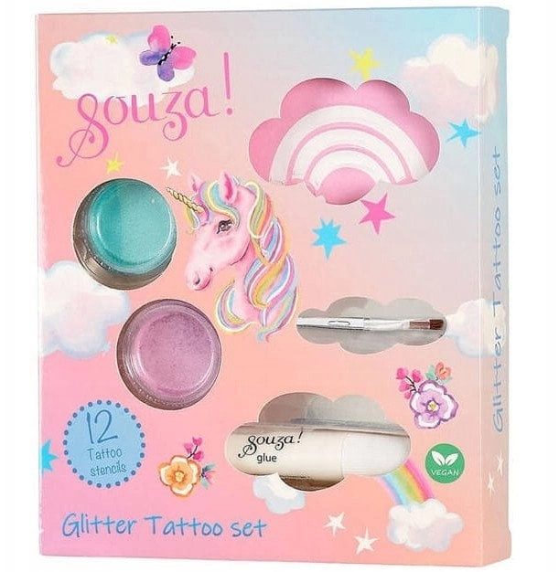 Souza! Unicorns Glitter Tattoos 12 pcs