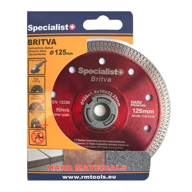 SPECIALIST+ dimanta disks BRITVA 125 x