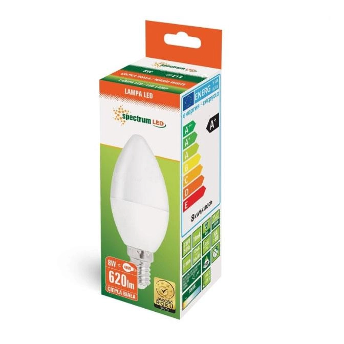 Spectrum LED LED candle bulb E14