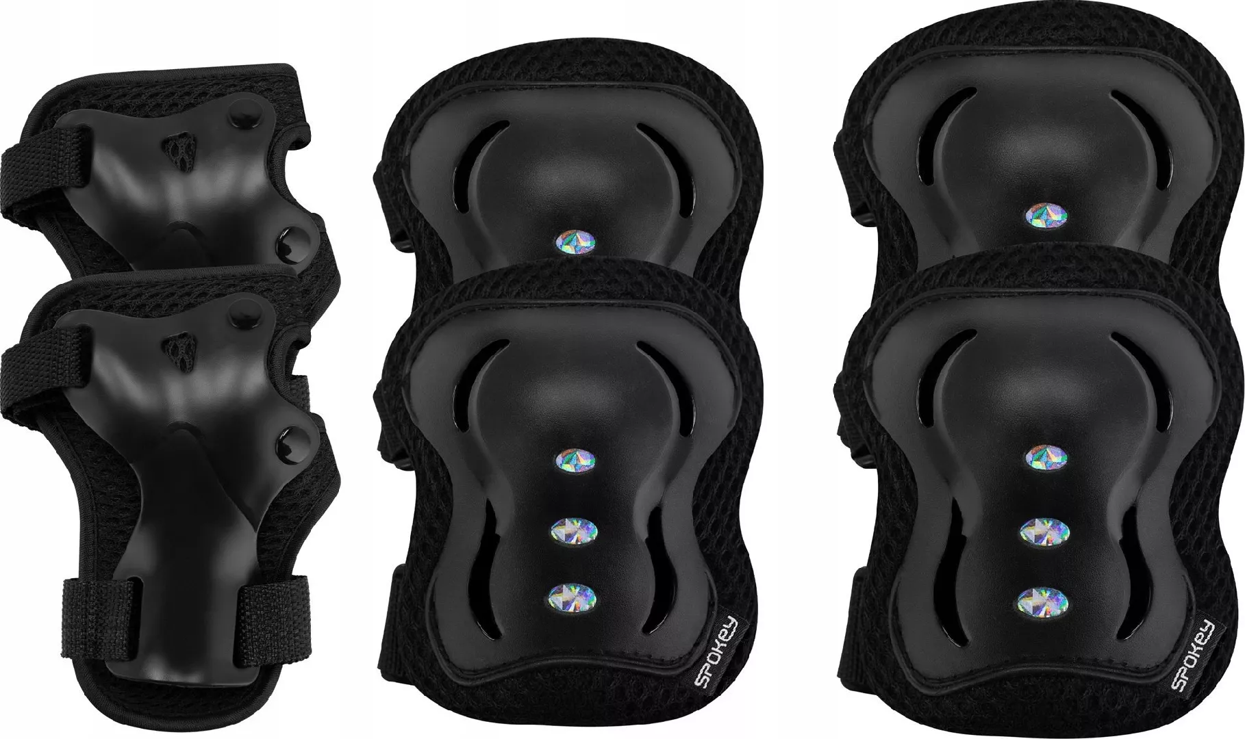 Set of L SHIELD protectors black