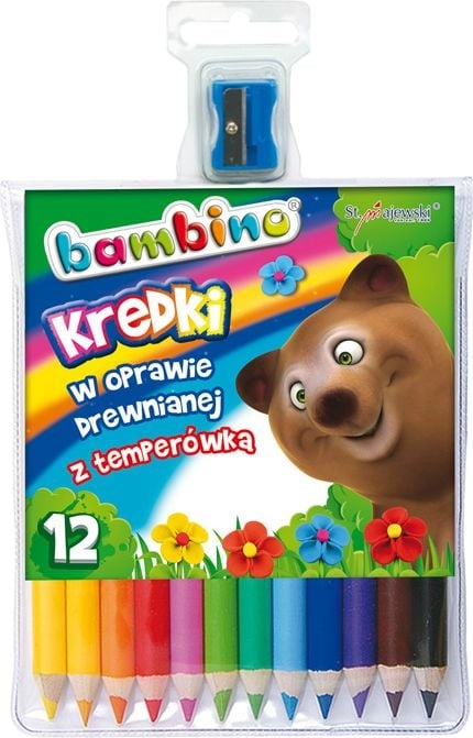 St. Majewski BAMBINO crayons in a