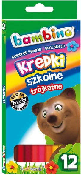St. Majewski Triangular school crayons  12