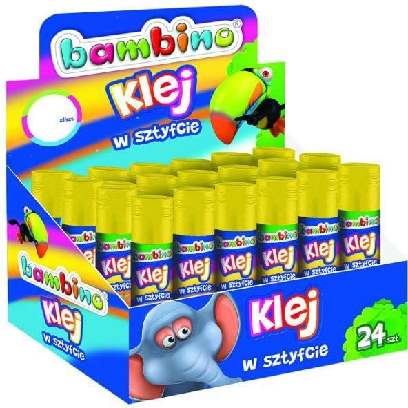 Bambino glue stick 15g Display 24