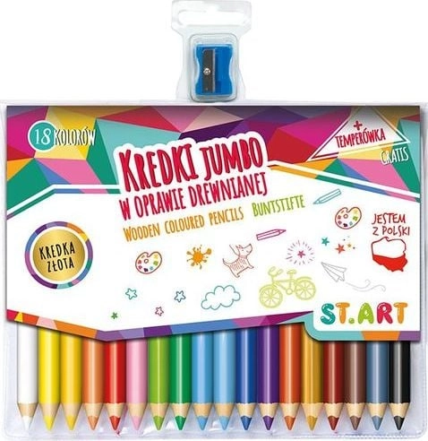 St. Majewski Crayons 18col ST.ART