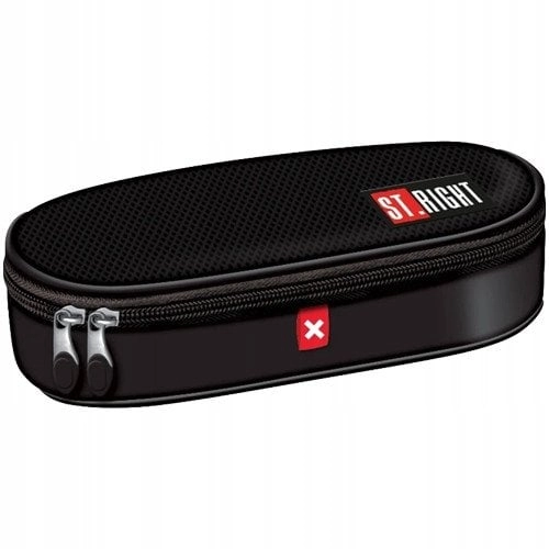 Stiffened pencil case with internal flap
