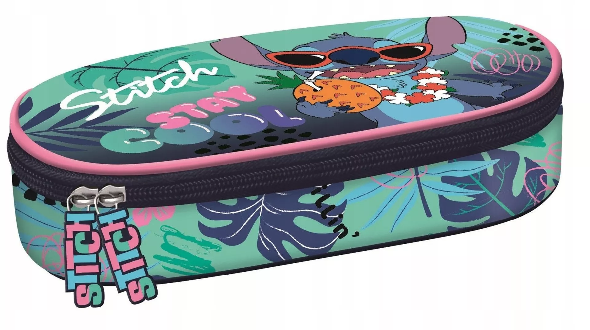 Stiffened pencil case with an inner