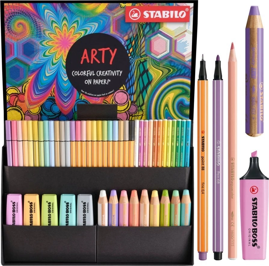 Stabilo Arty gift box pastel assortment