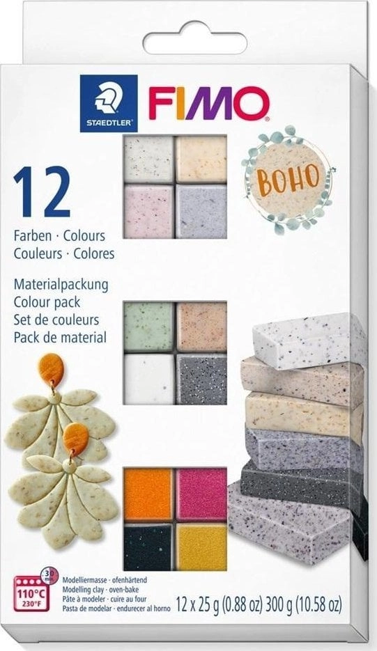 Fimo Effect Boho set of 12