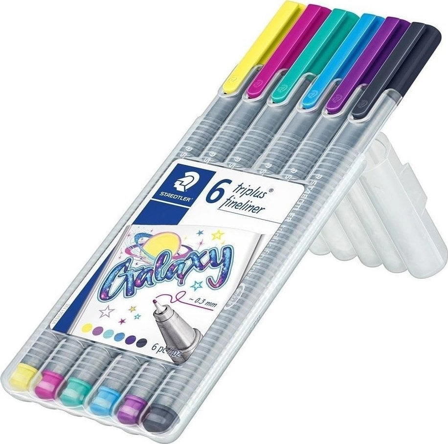 Staedtler Triplus Galaxy fineliner 6 colors