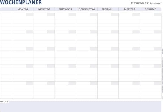 Staedtler STAEDTLER annual planner Lumocolor weekly